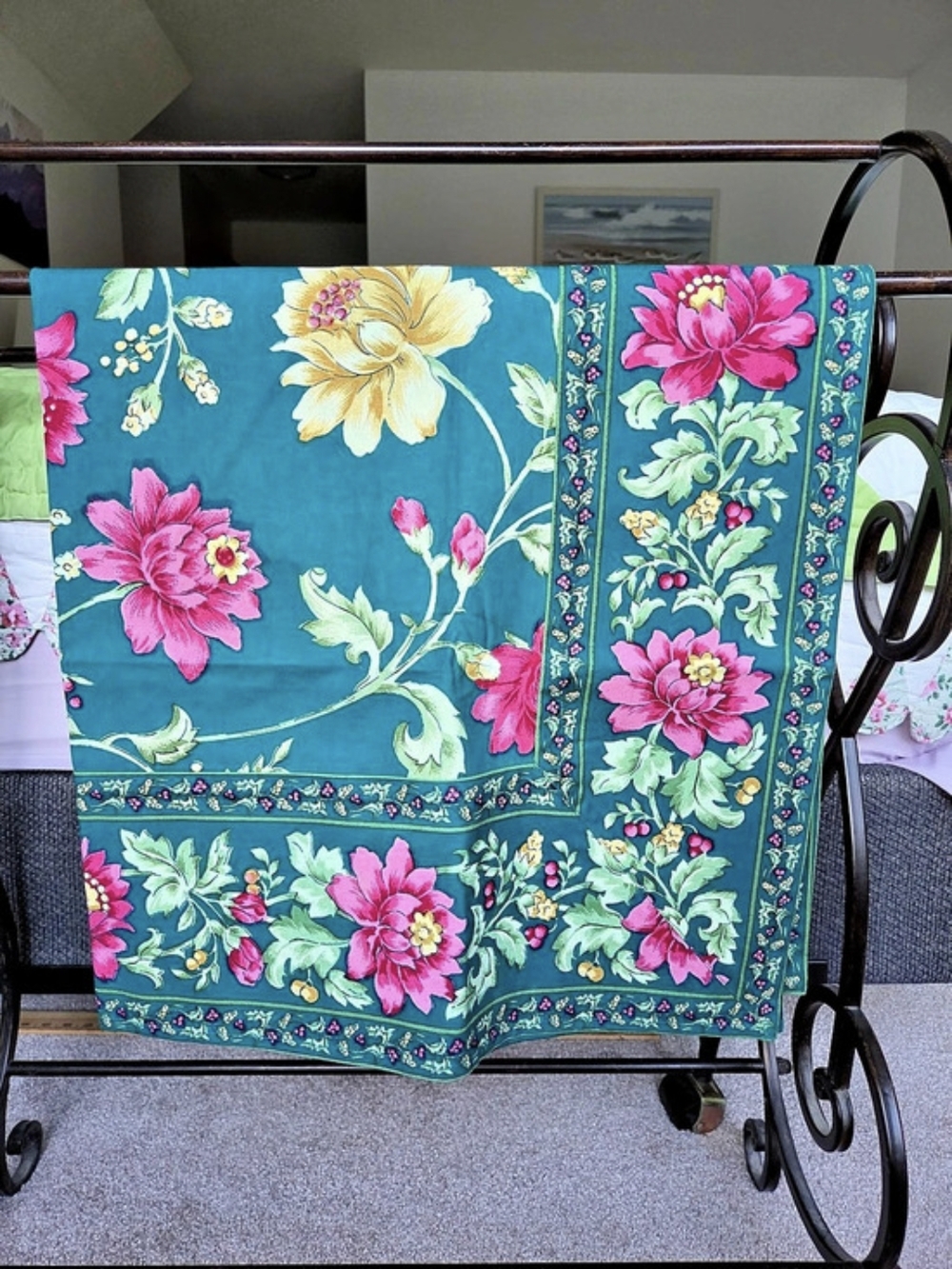 April Cornell Floral Tablecloth